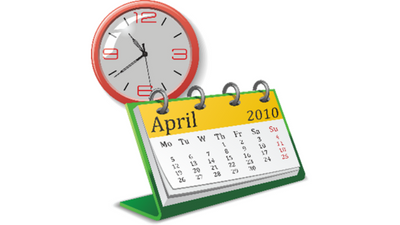 Uhr und Kalender