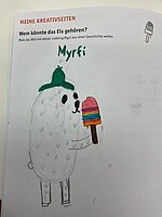 Zeichnung im Clubheft