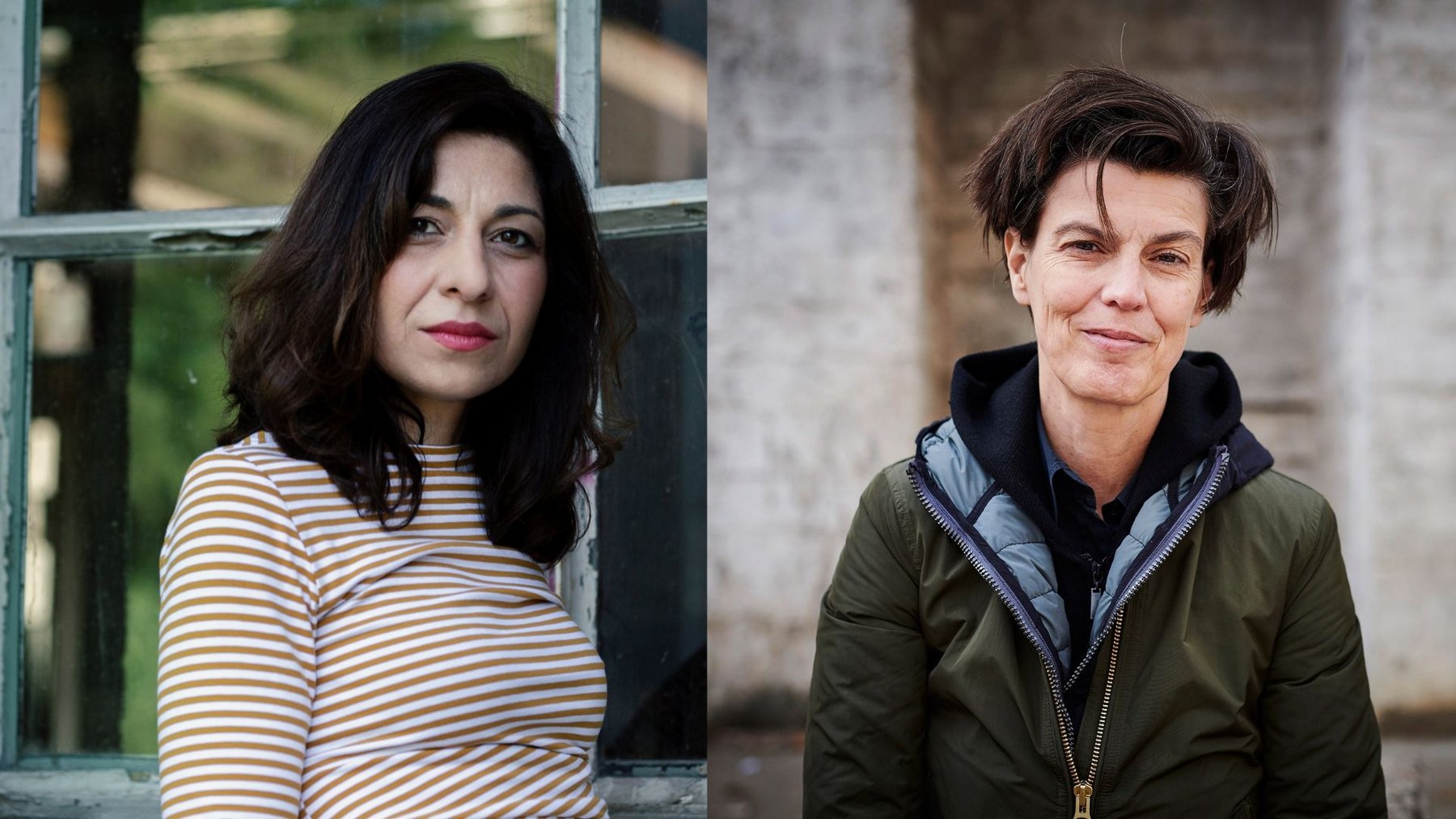 Porträtbilder Asal Dardan und Carolin Emcke