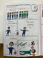 Zeichnung im Clubheft