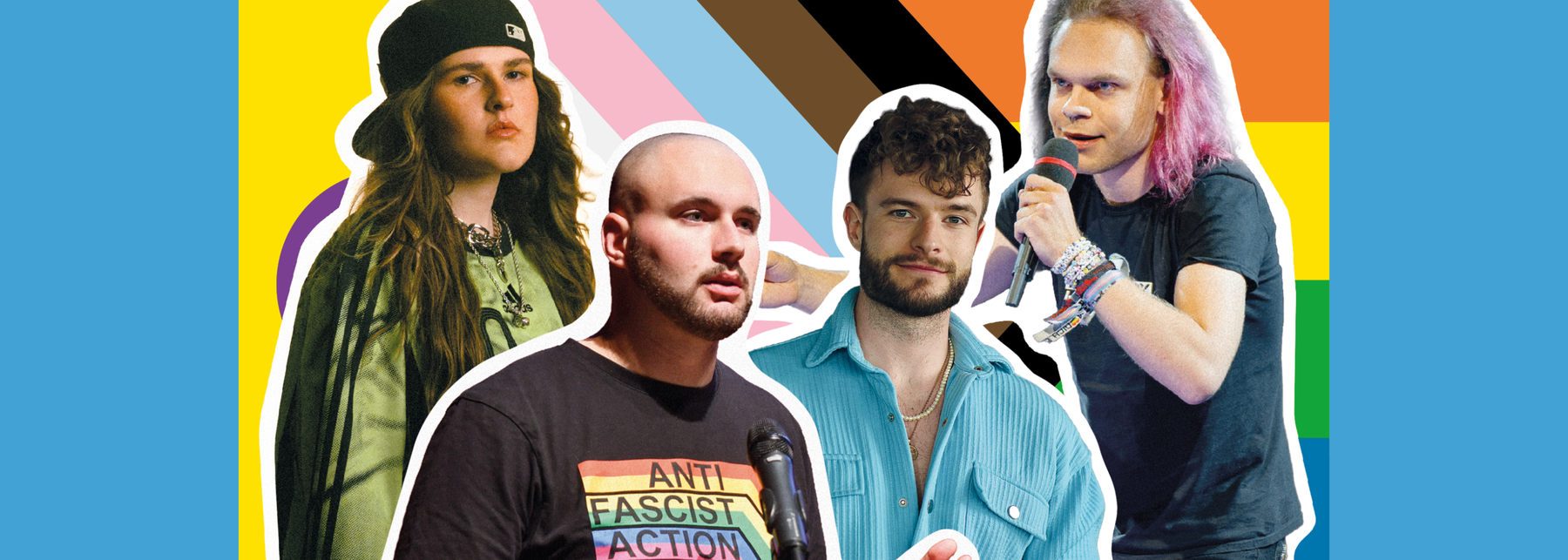Collage Maximilian Pichlmeier, LUNA, Rune Vollbehr und Ocean Hale Meißner