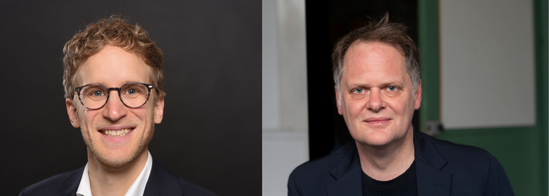 Portraitfotos von Lukas Mezger und Thomas Strässle