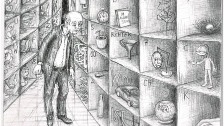 Zeichnung eines demenzkranken Mannes