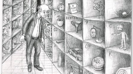 Zeichnung eines demenzkranken Mannes
