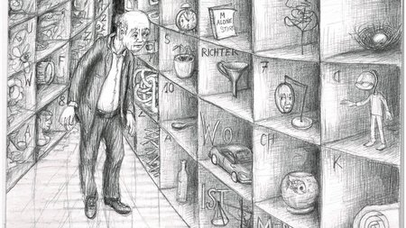 Zeichnung eines demenzkranken Mannes