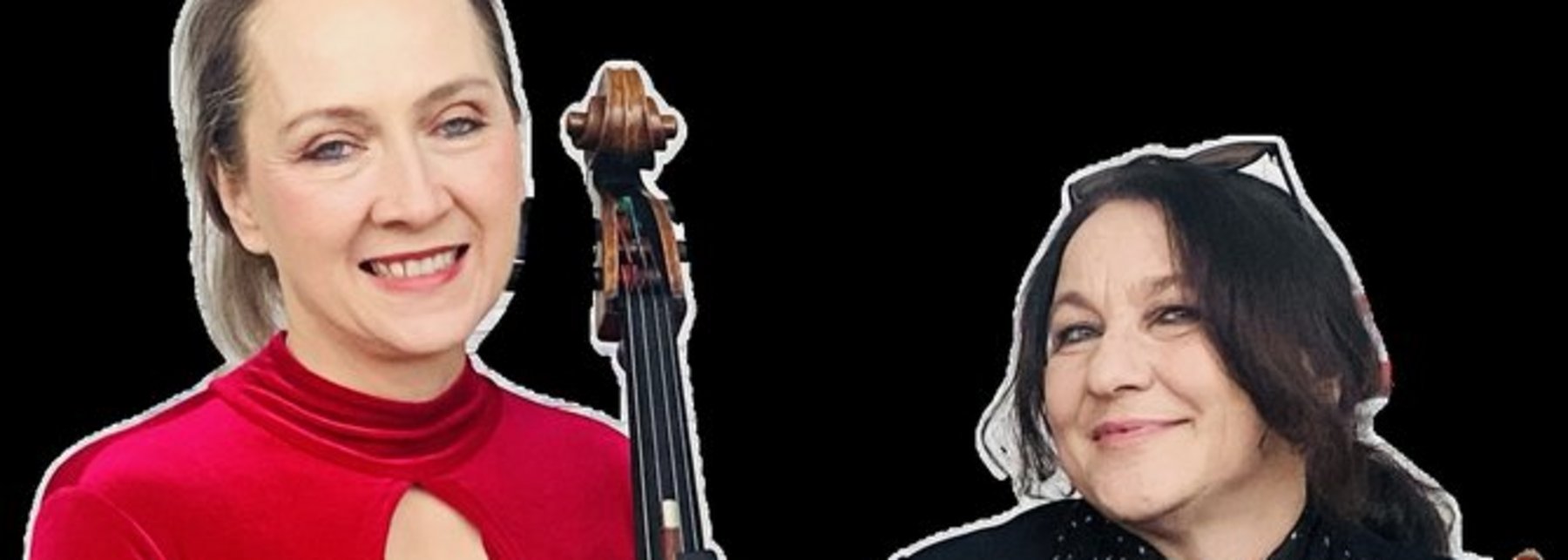 Anna Rehker (Cellistin) und Sabine Thomas (Autorin)
