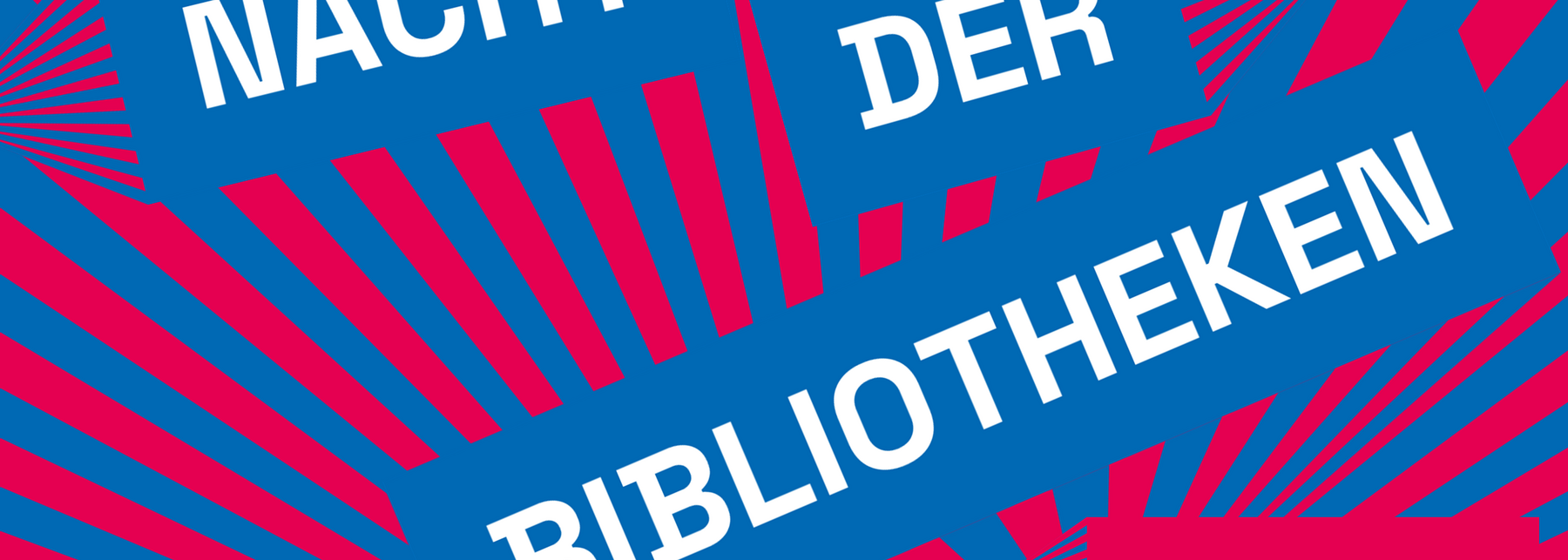 Textgrafik: Nacht der Biblitoheken. 4.4.2025