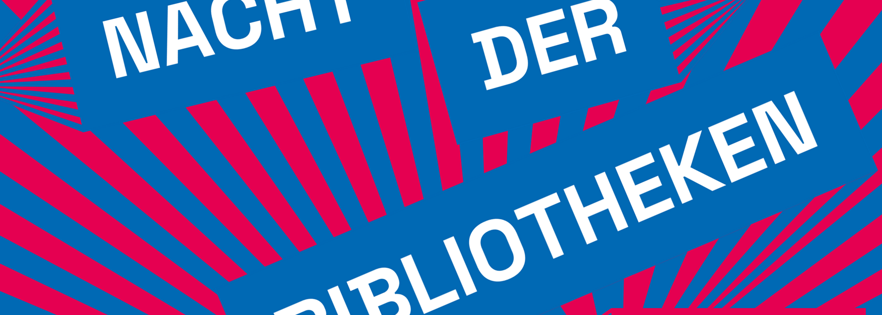 Textgrafik: Nacht der Biblitoheken. 4.4.2025