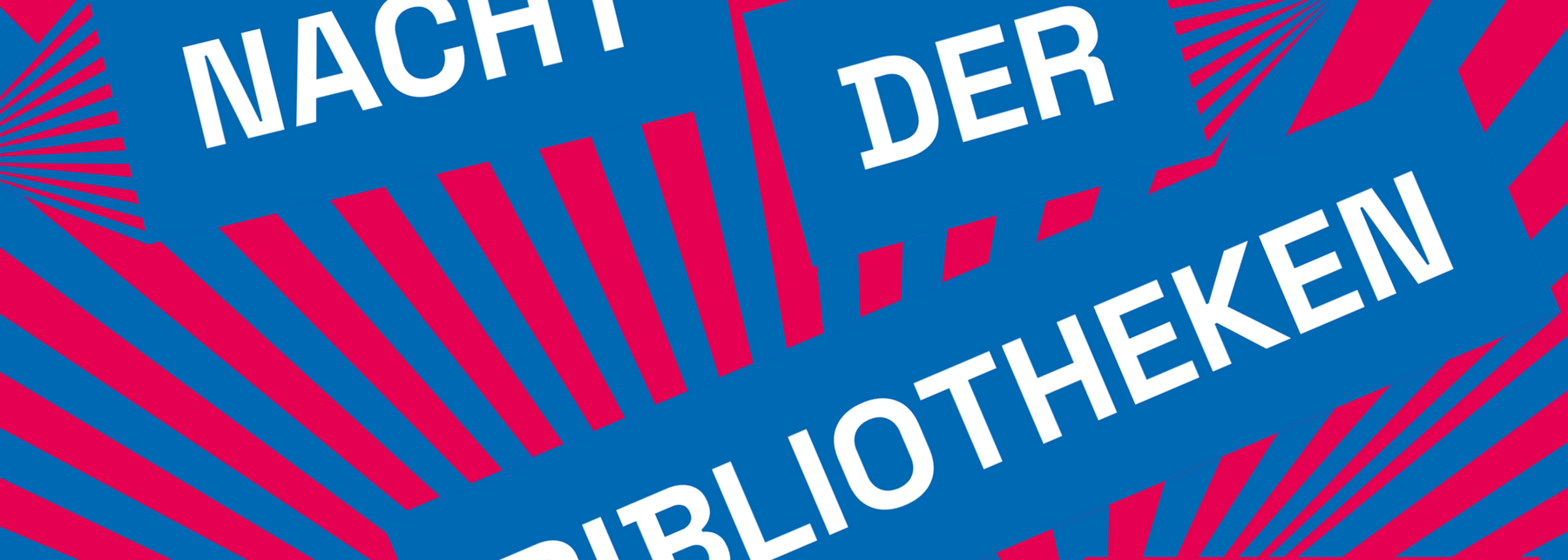 Textgrafik: Nacht der Biblitoheken. 4.4.2025