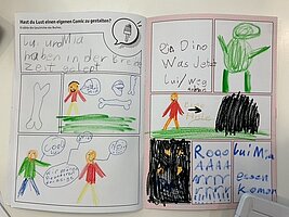 Zeichnung im Clubheft