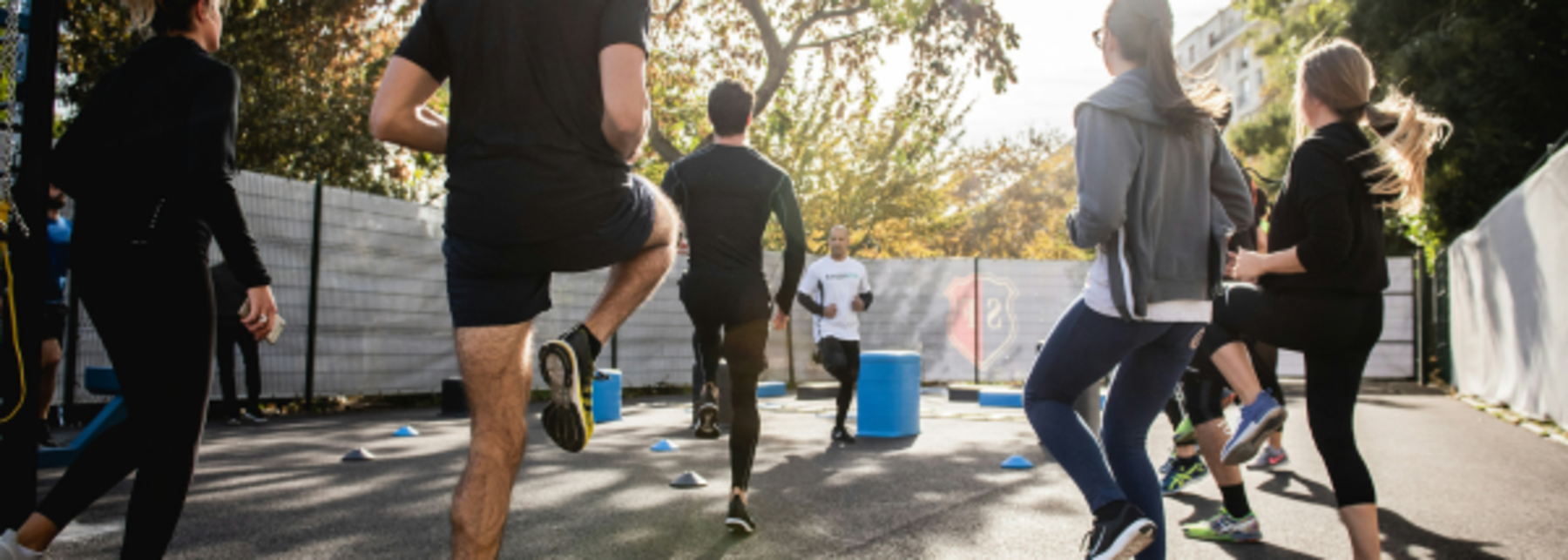 Menschen, die Sport treiben