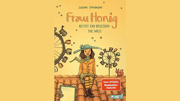 Buchcover "Frau Honig rettet ein bisschen die Welt"