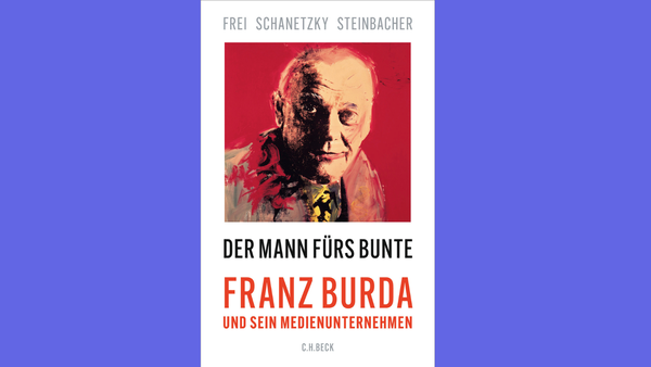 Buchcover »Der Mann fürs Bunte.«