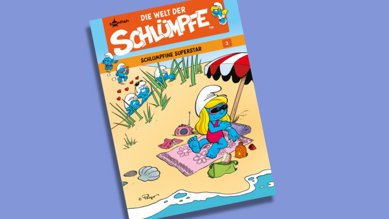 Buchcover Schlumpfine Superstar