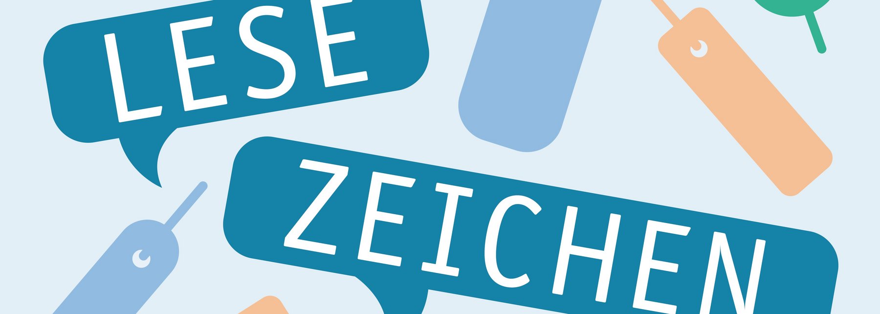 Illustration mit Lesezeichen