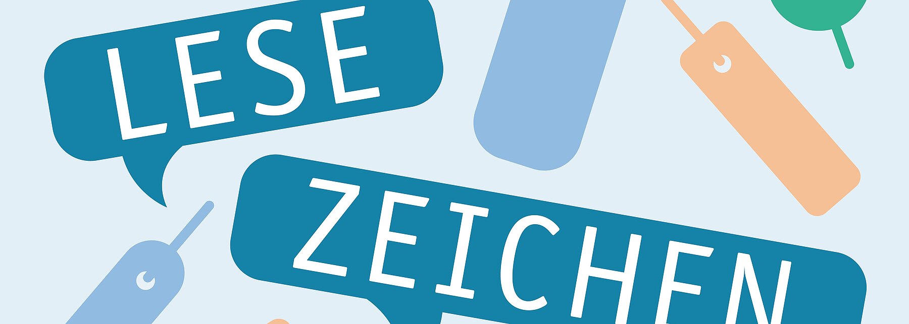 Illustration mit Lesezeichen