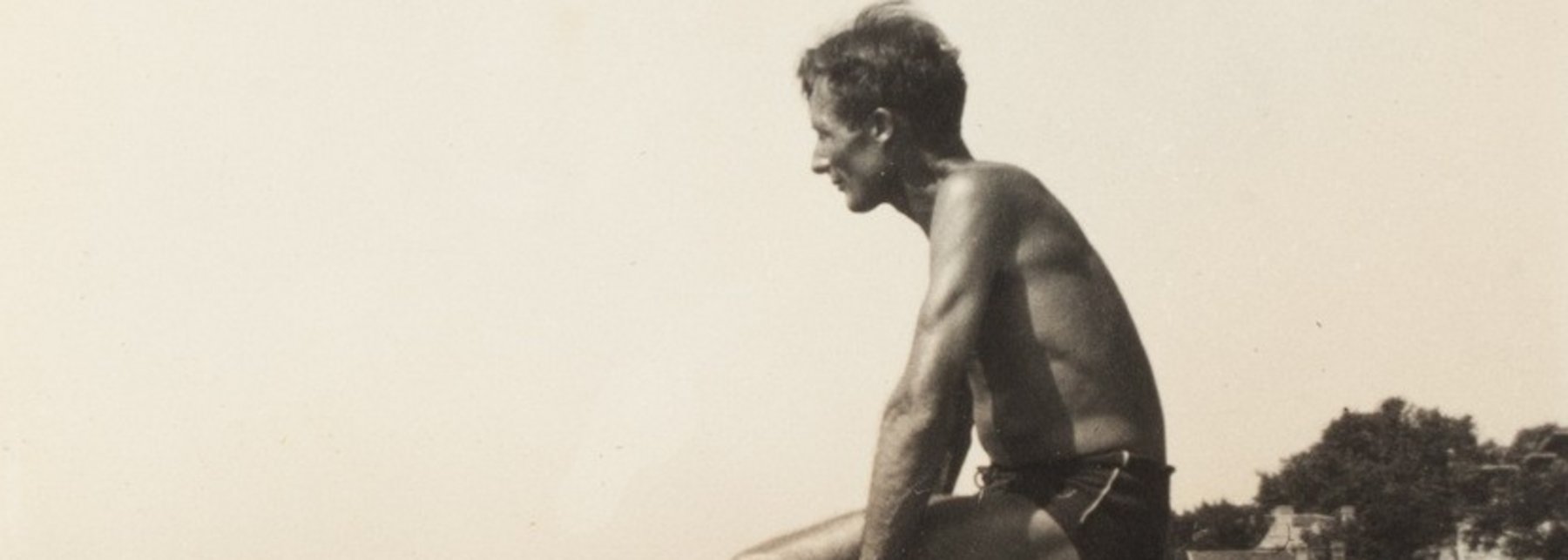 Der Protagonist am Meer