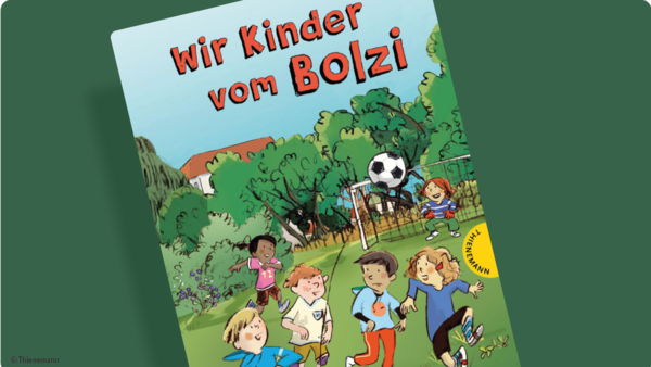 Buchcover zur Lesung "Wir Kinder vom Bolzi"