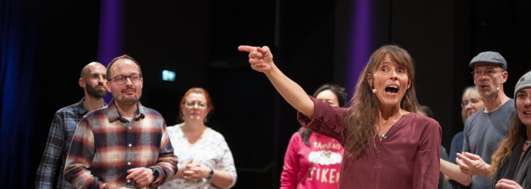 Menschen bei Musikworkshop
