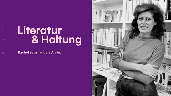Titelbild zur Ausstellung Literatur und Haltung