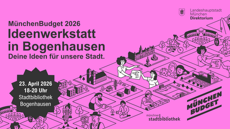 Abbild von einer Stadt und verschiedenen Orten und Menschen