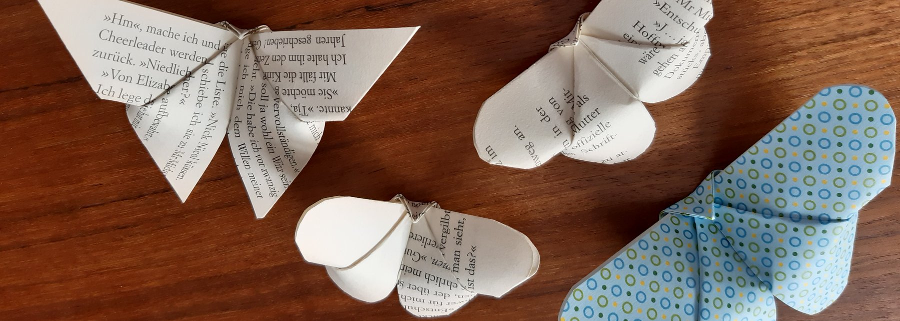 Origami-Schmetterlinge