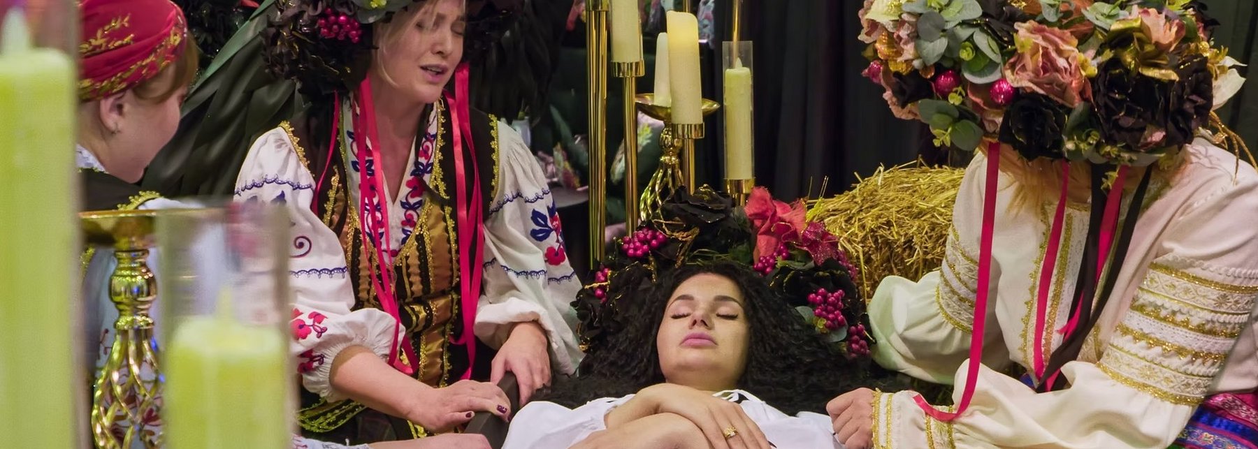 Inszenierung einer Totenwache