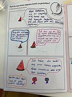 Zeichnung im Clubheft