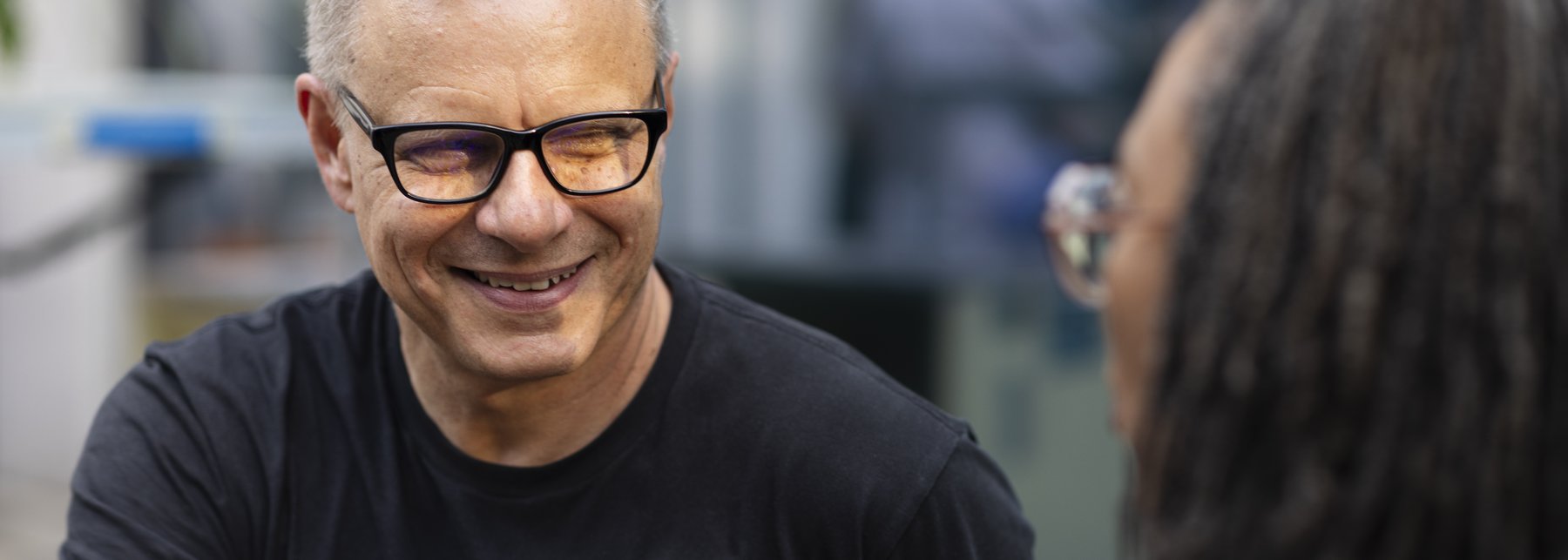 Georg M. Oswald beim Sommerfest der Monacensia 2024